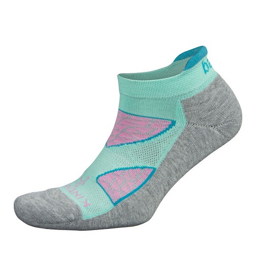 Balega Kindness Wins (Hidden) Mid Grey Aqua Socks – Kloppers Sport