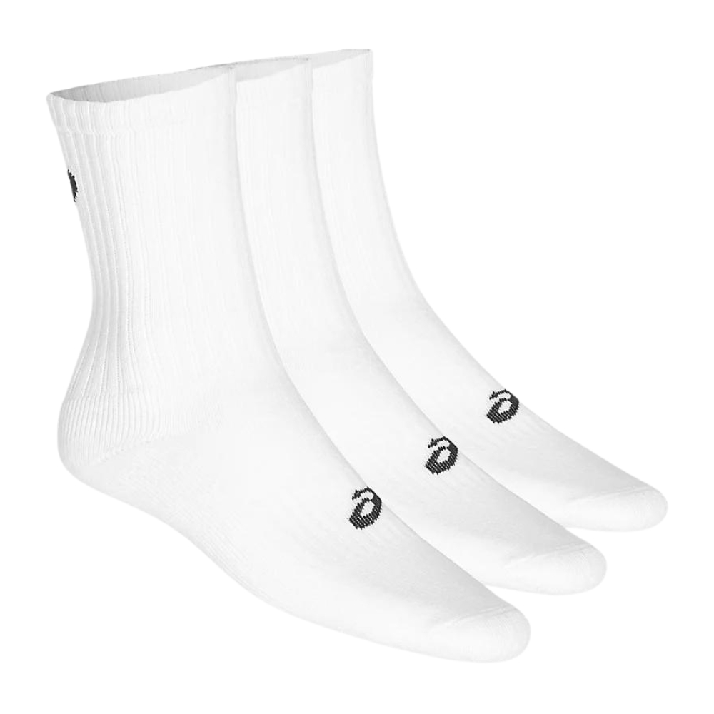 Asics 3PPK Crew Socks White