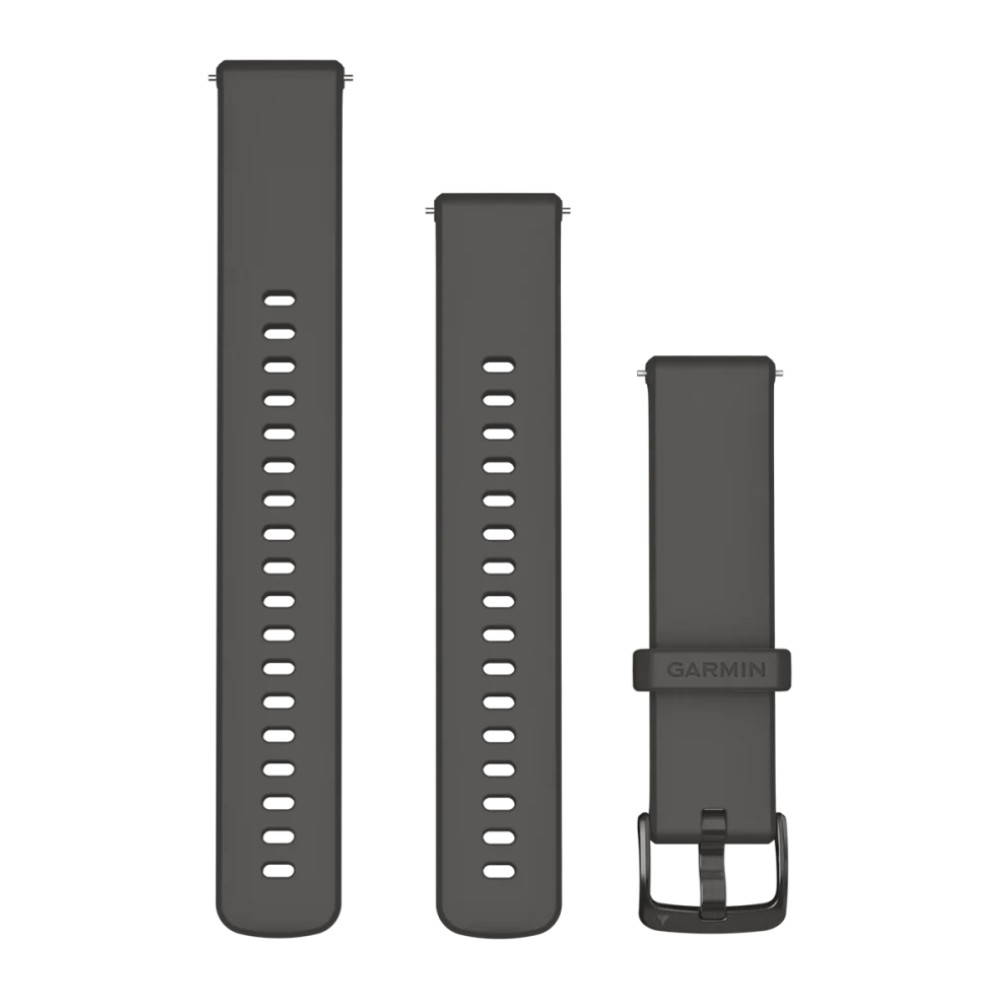 Garmin 18 mm Quick Release Bands - Pebble Grey / Slate Hardware