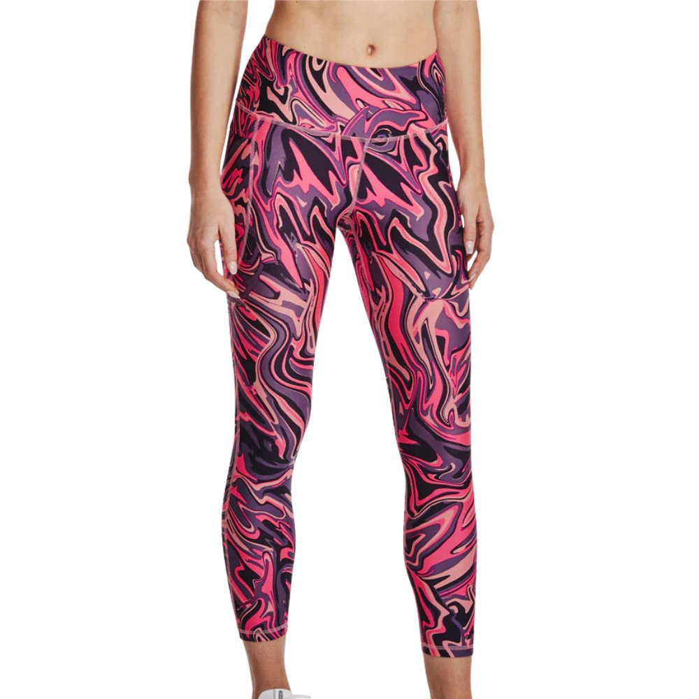 Under Armour HeatGear Armour No-Slip Waistband Printed Women's Ankle Leggings