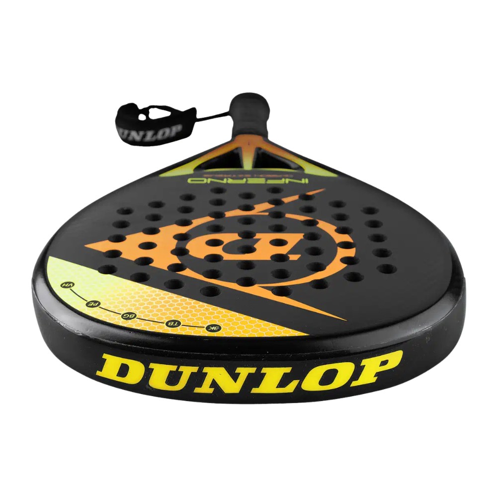 Racheta De Padel Dunlop Inferno Carbon Extreme, Galben/Portocaliu Racheta De Padel Dunlop Inferno Carbon Extreme, Galben/Portocaliu