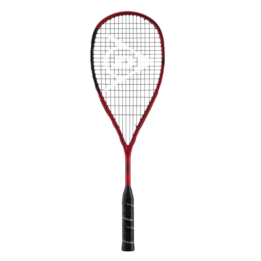 A Dunlop Sonic Core Revelation Pro racquet with a blank white background.