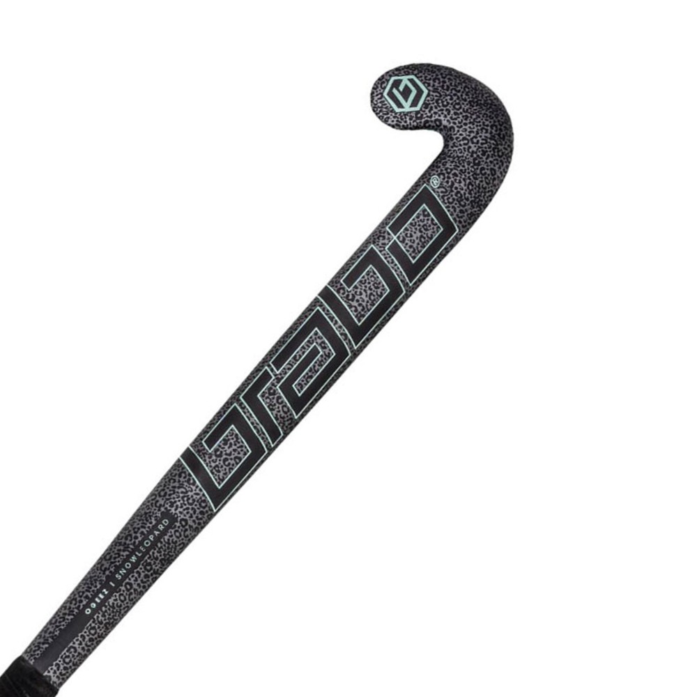 A Brabo O'GEEZ Snowleopard/Aqua CC Indoor Hockey Stick