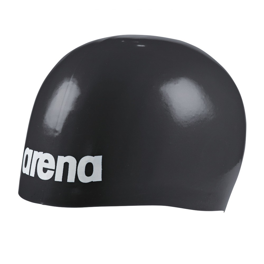 An Arena Moulded Pro II Black Swim Cap