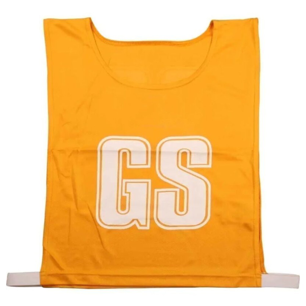 Gilbert Senior Netball Bibs - Yellow