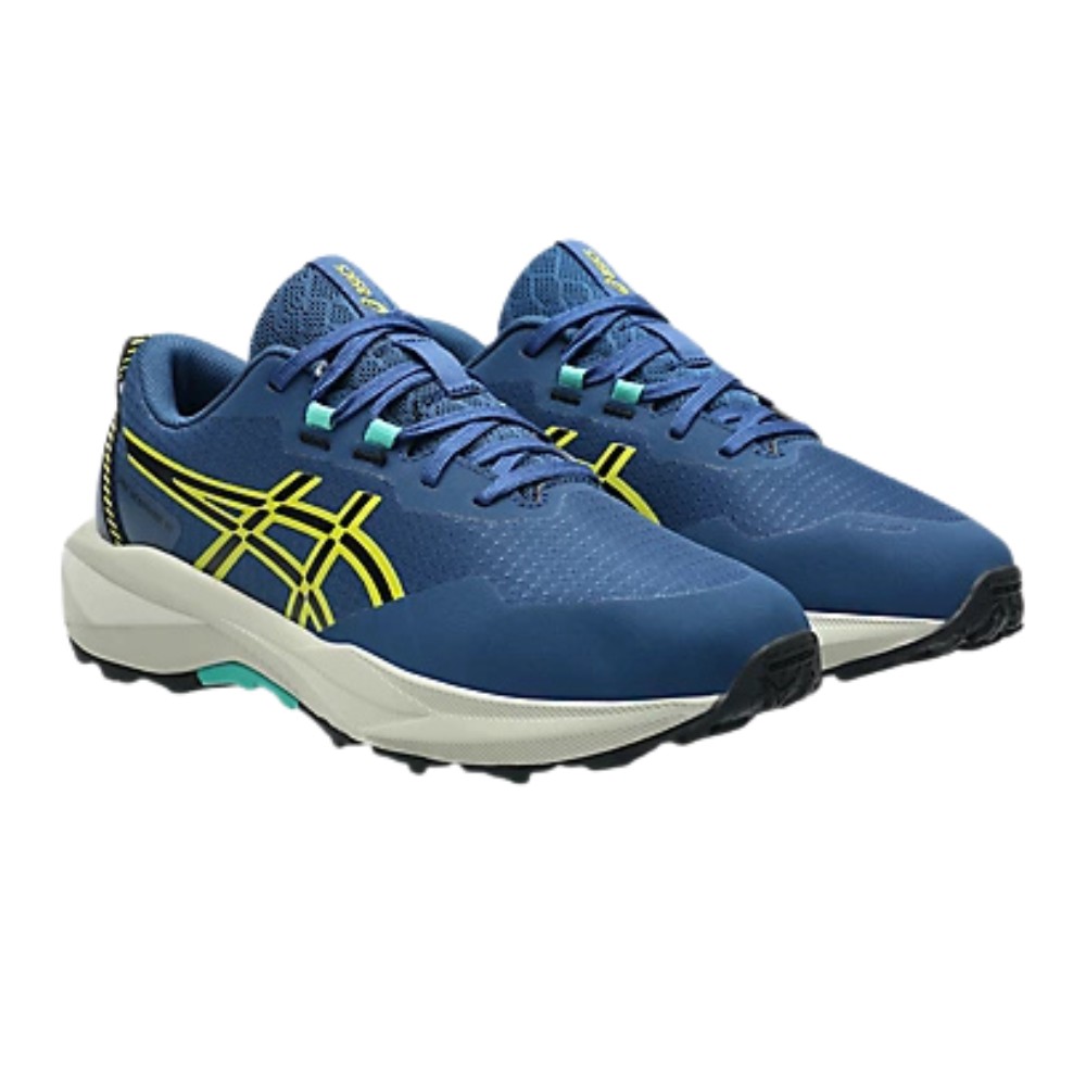Asics Pre Venture 11 GS Kids' Running Shoe - Twilight Blue/Cacti - Image 3