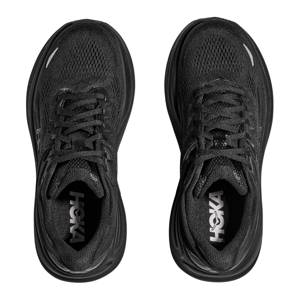 Hoka Bondi 9 Men's Running Shoes - Black - Kloppers Sport