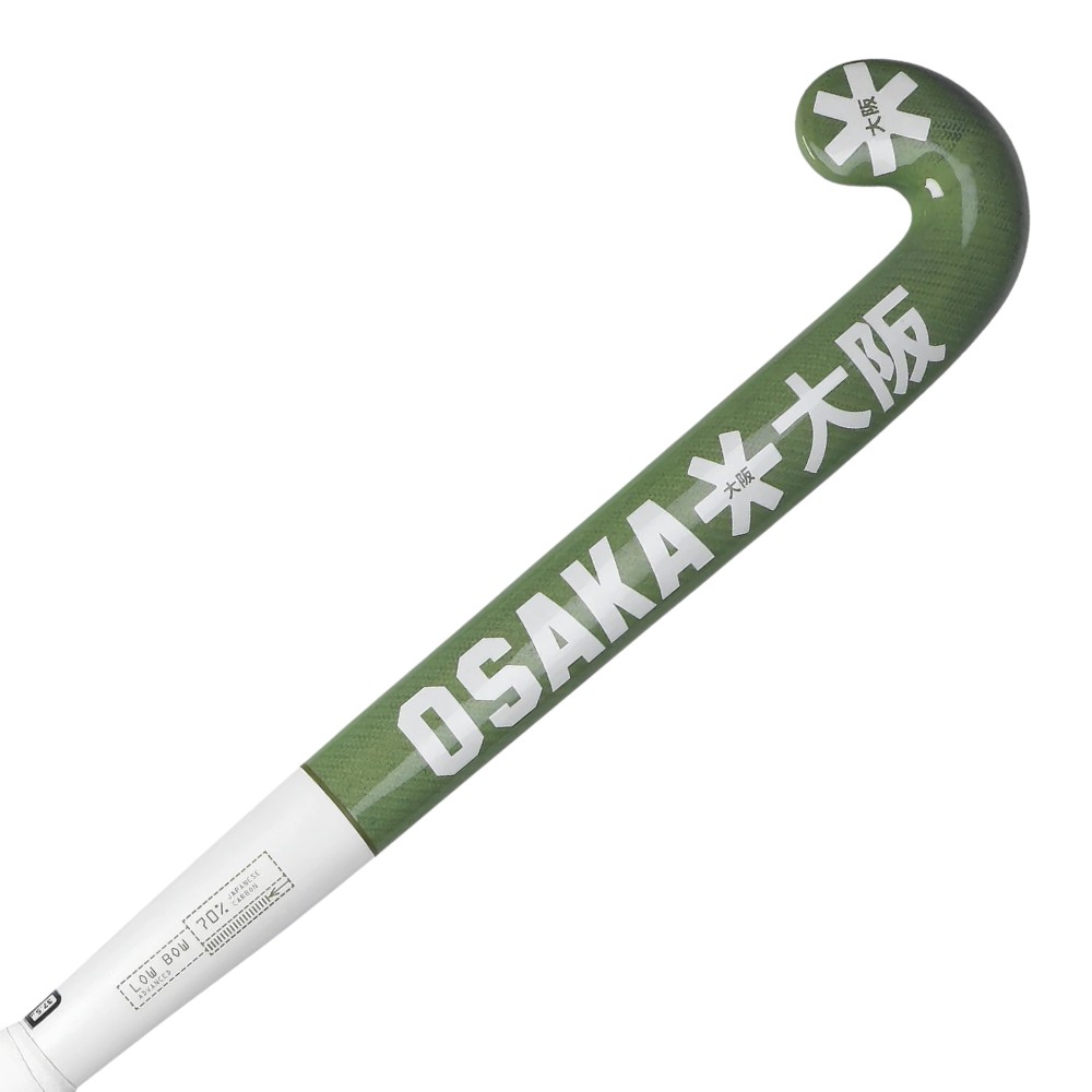 Osaka Low Bow Advanced 70 Hockey Stick - Green Eyes - Kloppers Sport Osaka Low Bow Advanced 70 Hockey Stick - Green Eyes - Kloppers Sport