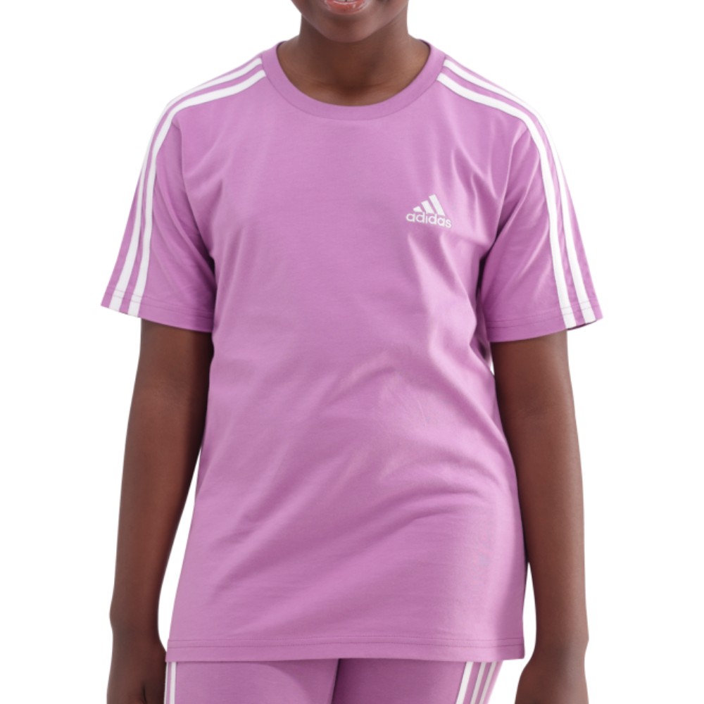 Adidas 3-Stripes T-Shirt - Purple