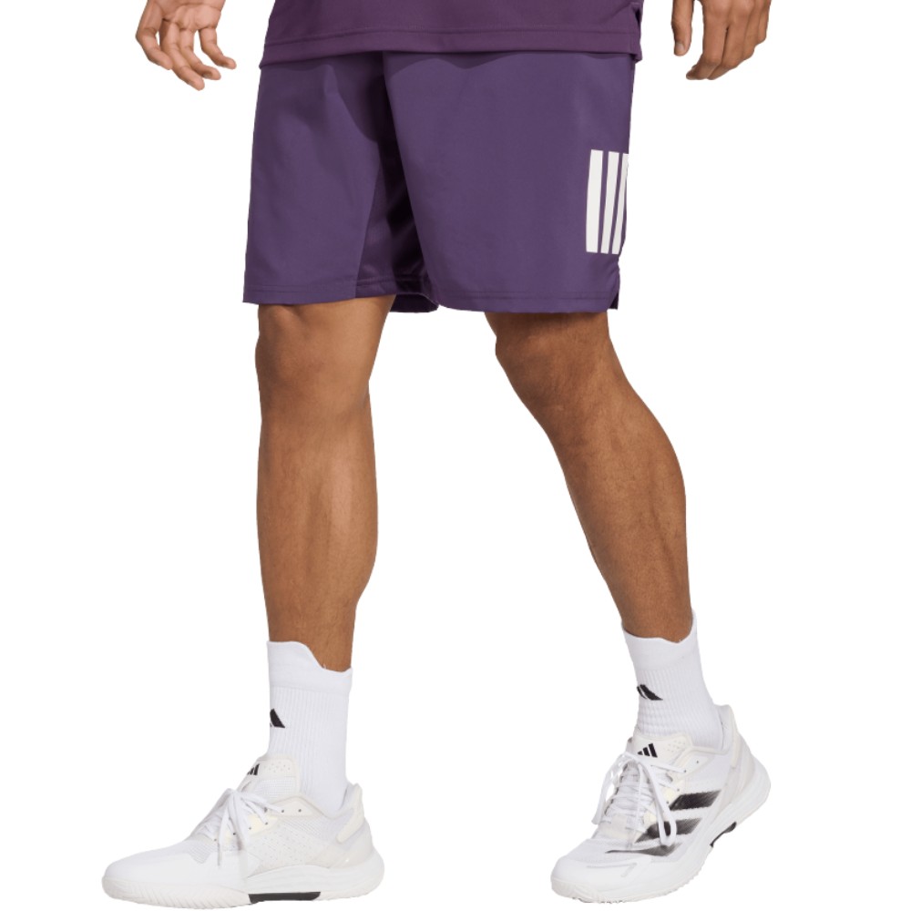 Adidas Club Tennis Climacool 3-Stripes Shorts - Aurora Plum