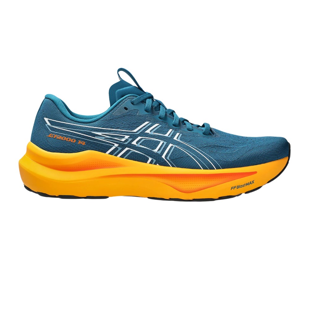 Asics GT-2000 14 Men's Running Shoes - Dark Teal/White - Kloppers