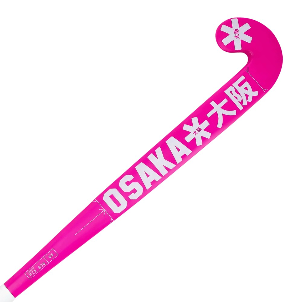 Osaka Indoor Mid Bow WD Hockey Stick - Electric Fuchsia