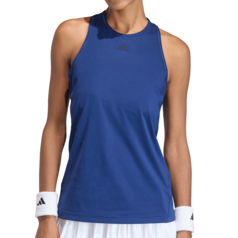 A dark blue Adidas Club Tennis Climacool Tank Top