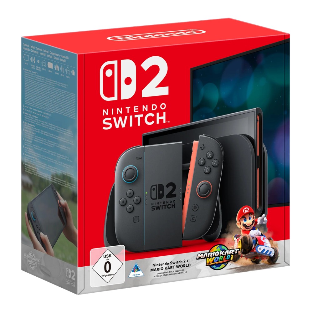 Nintendo Switch 2 + Mario Kart World Bundle - Kloppers Sport