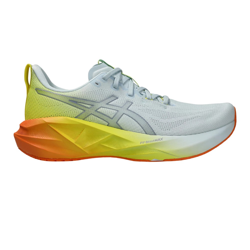 Asics Novablast 5 Sunny Sizzle Men's Running Shoes - Sky/Lemon