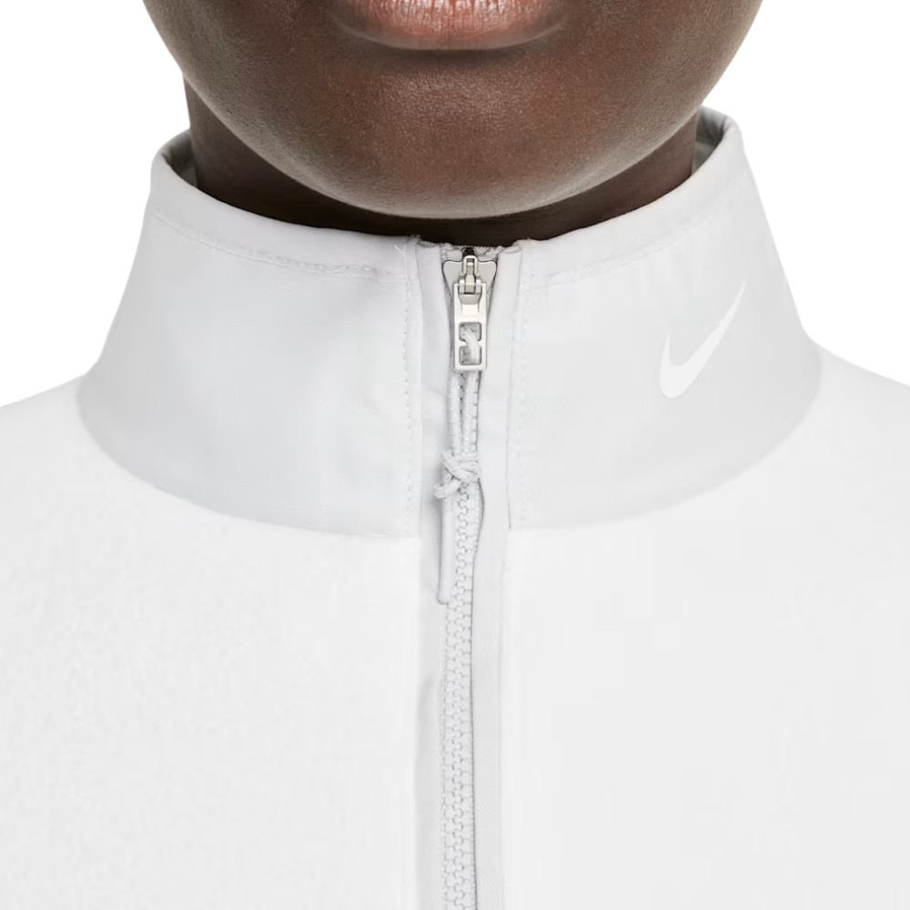 Nike Therma-FIT Victory Women's Long-Sleeve 1/2-Zip Golf Top - White - Image 3