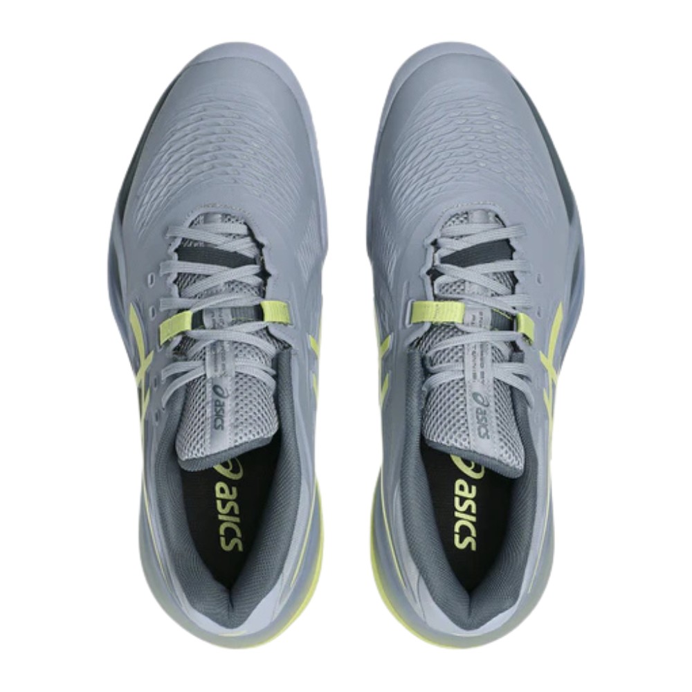 Asics Gel-Resolution X Tennis Shoe Mens - Grey Blue/Pistachio