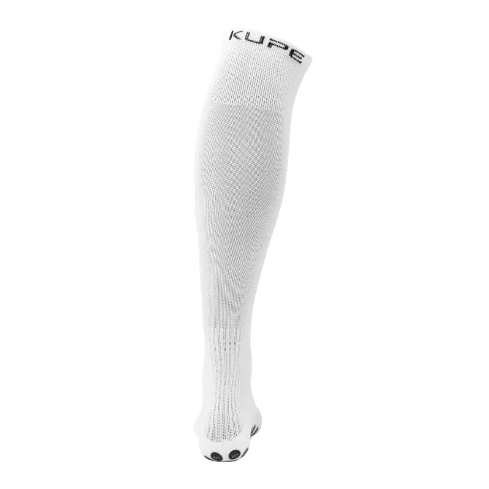 Kupe Active Knee Grip Socks - White - Kloppers Sport