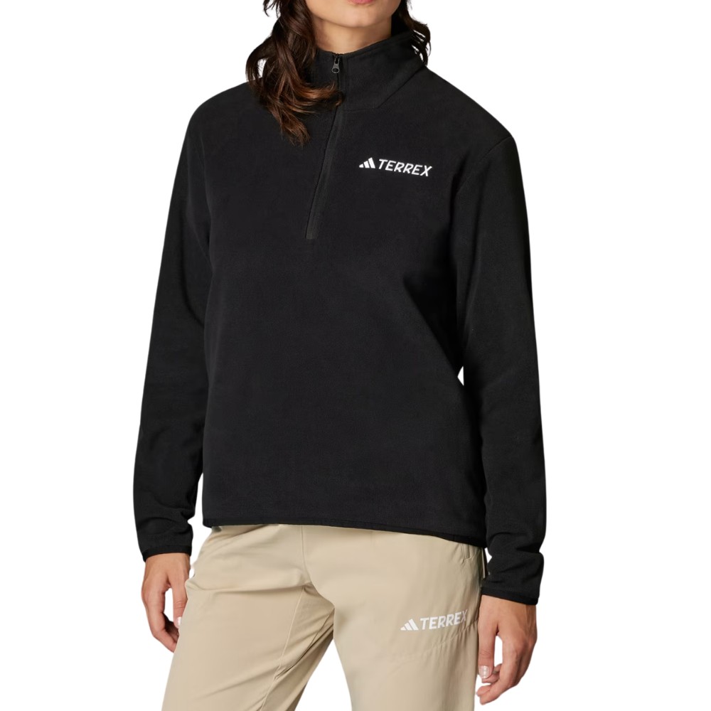 Adidas Multi Essentials 1/2 Zip Fleece Jacket - Black