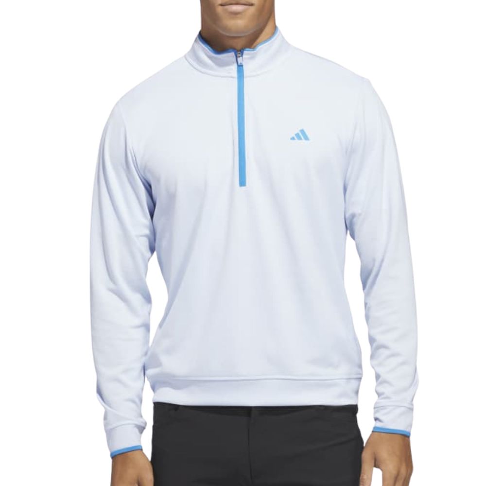 Adidas Lightweight Half-Zip Top - Crystal Sky