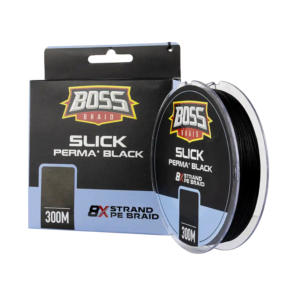 Boss Braid Slick 8X Perma Black 300m
