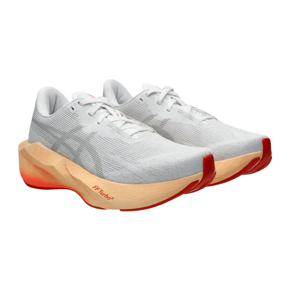 Asics Novablast 6 Women's Running Shoes - White/Vivid Coral - Image 3