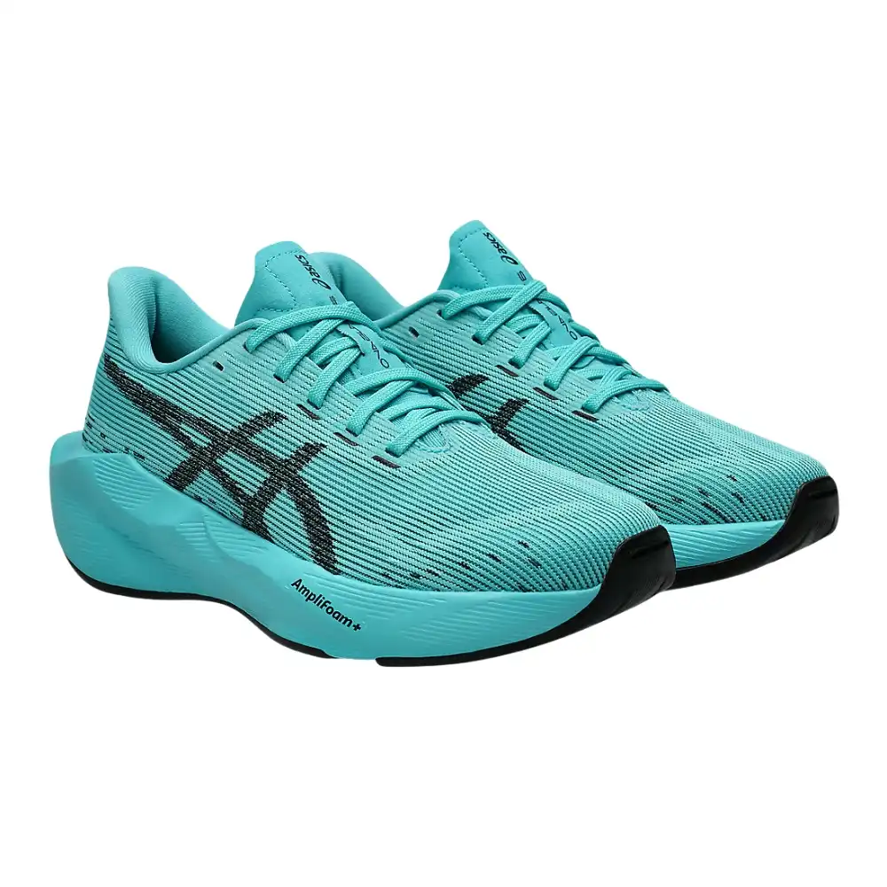Asics Novablast 6 GS Kids' Running Shoes - Ice Mint/Black - Image 3