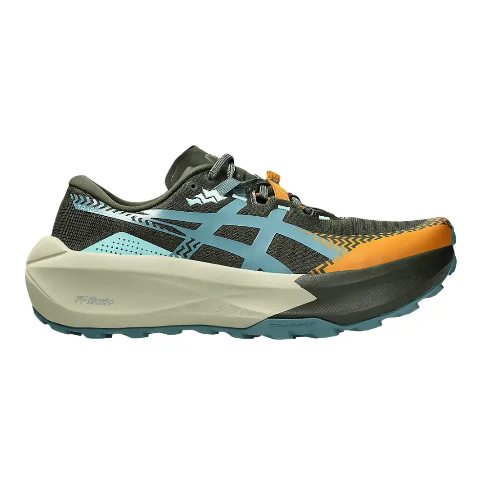Asics Trabuco Max 5 Men's Trail Running Shoes - Khaki/Teal