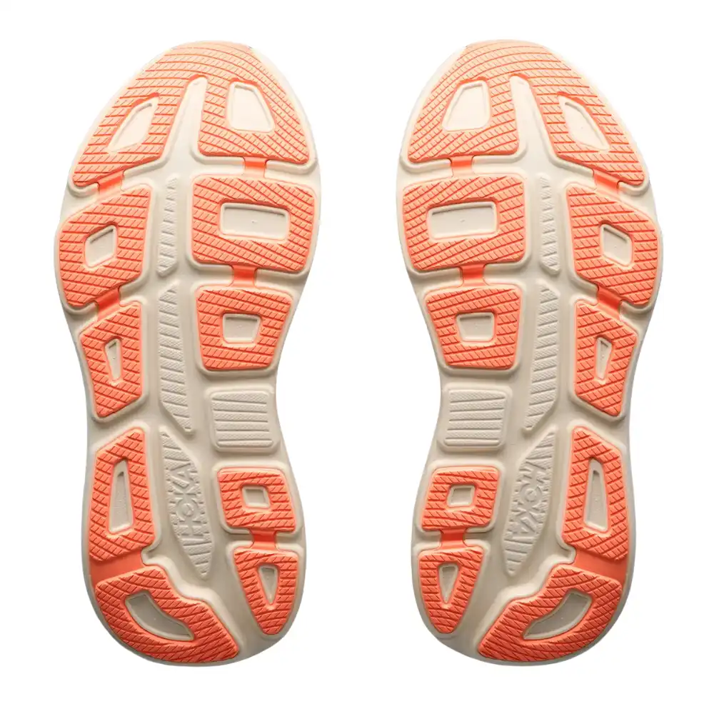 Hoka Bondi 9 Women's Running Shoes - River Rock Grey/Mineral Ore - Image 7