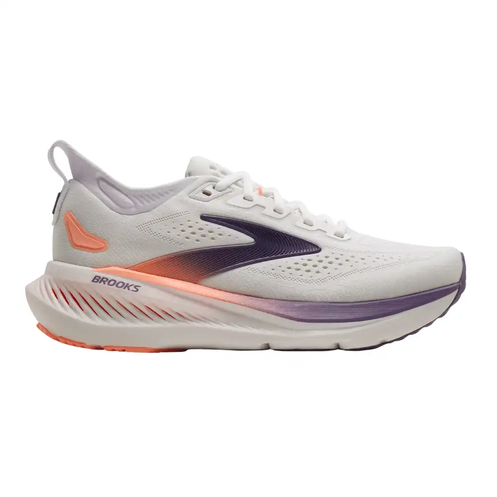 Brooks Glycerin 23 Women's Running Shoe - White/Grape