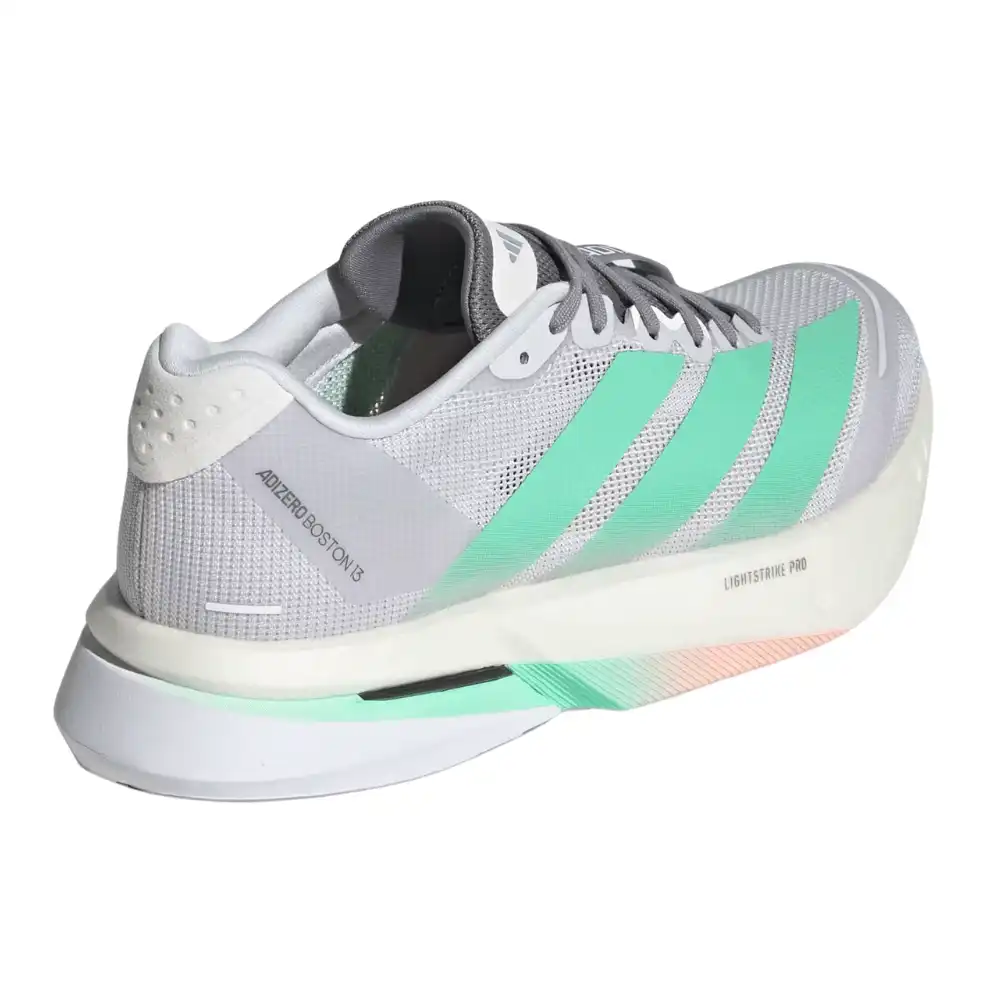 Adidas Adizero Boston 13 Women's Shoes - Dash Grey/Pulse Mint - Image 4